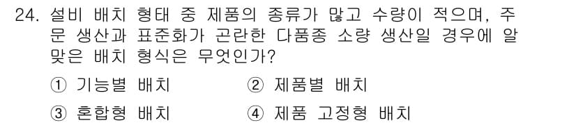 설비보전기사 2016년 24번 - 정답과 핵심 포인트를 검수 중인 기출문제