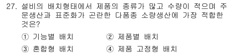 설비보전기사(구) 2017년 27번 - 정답과 핵심 포인트를 검수 중인 기출문제