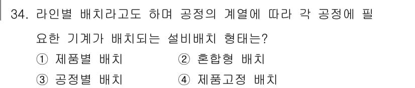설비보전기사(구) 2017년 34번 - 정답과 핵심 포인트를 검수 중인 기출문제