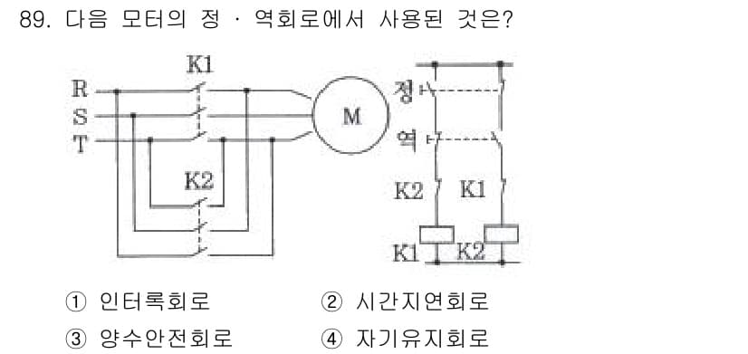 설비보전기사(구) 2018년 89번 - . 인더록회로

해설: 인더록회로는 전동기의 기동 및 정지를 제어하는 데... 에 관한 핵심 기출문제