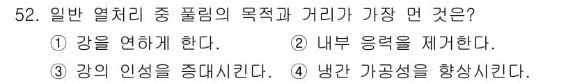 설비보전기사 2020년 51번 - 정답과 핵심 포인트를 검수 중인 기출문제