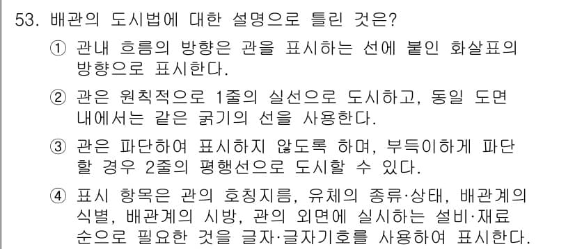 설비보전기사(구) 2021년 53번 - 정답과 핵심 포인트를 검수 중인 기출문제