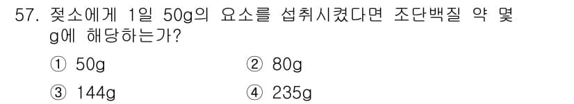 축산기사 2022년 57번 - 정답과 핵심 포인트를 검수 중인 기출문제