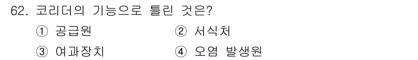 자연생태복원기사 2019년 62번 - 정답과 핵심 포인트를 검수 중인 기출문제