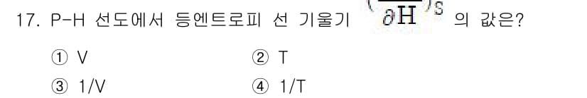 화공기사 2017년 17번 - 정답과 핵심 포인트를 검수 중인 기출문제