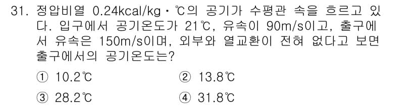 화공기사 2019년 31번 - 정답과 핵심 포인트를 검수 중인 기출문제