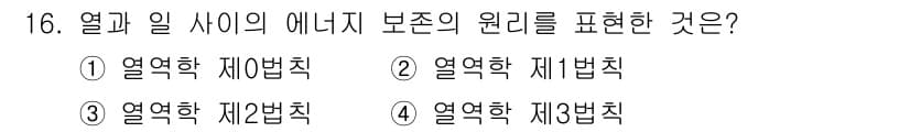 화공기사 2020년 16번 - 정답과 핵심 포인트를 검수 중인 기출문제