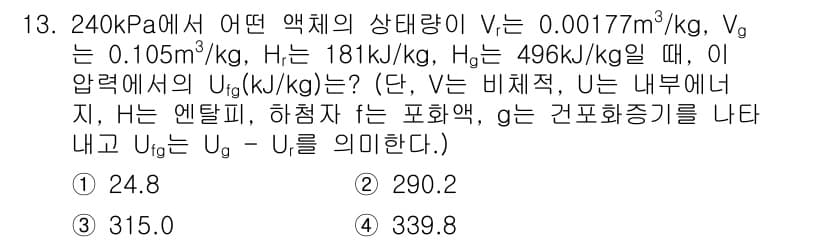 화공기사 2021년 13번 - 정답과 핵심 포인트를 검수 중인 기출문제