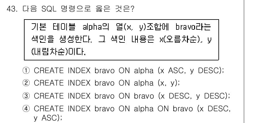멀티미디어콘텐츠제작전문가 2022년 43번 - 정답과 핵심 포인트를 검수 중인 기출문제