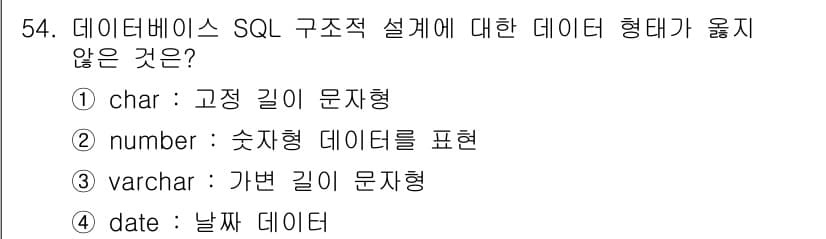 멀티미디어콘텐츠제작전문가 2022년 54번 - 정답과 핵심 포인트를 검수 중인 기출문제