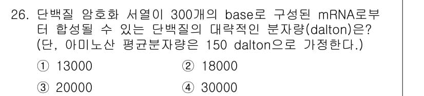 바이오화학제품제조기사 2021년 26번 - 정답과 핵심 포인트를 검수 중인 기출문제