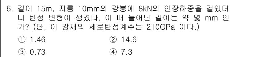 일반기계기사 2022년 6번 - 정답과 핵심 포인트를 검수 중인 기출문제