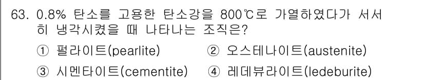 일반기계기사 2022년 63번 - 정답과 핵심 포인트를 검수 중인 기출문제