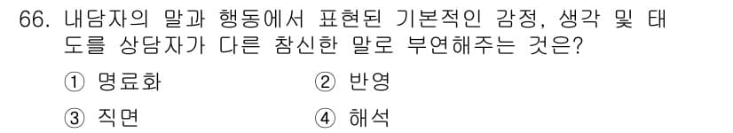 임상심리사_2급 2022년 66번 - 정답과 핵심 포인트를 검수 중인 기출문제