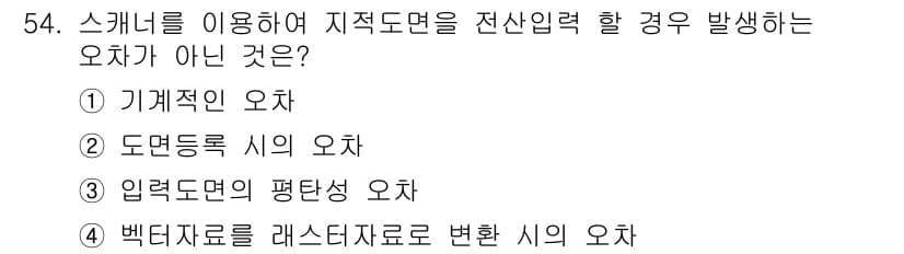 지적기사 2022년 54번 - 정답과 핵심 포인트를 검수 중인 기출문제