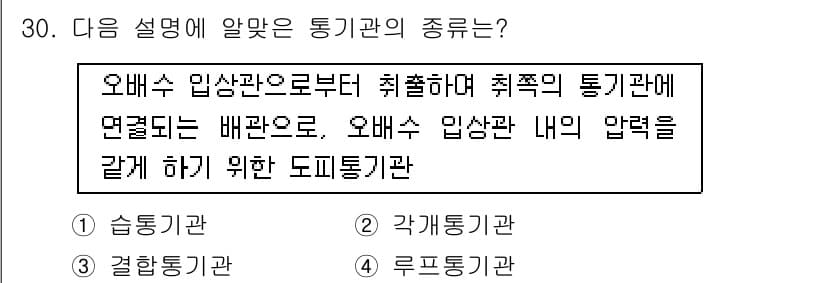건축설비기사 2022년 30번 - 정답과 핵심 포인트를 검수 중인 기출문제