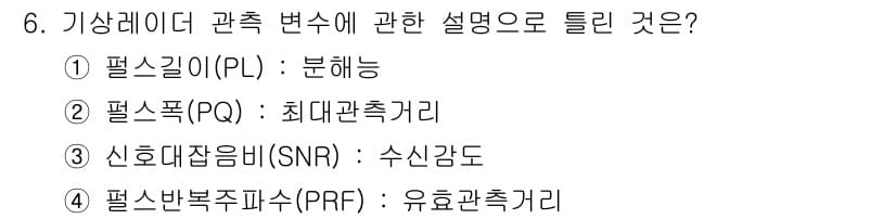 기상기사 2022년 6번 - 정답과 핵심 포인트를 검수 중인 기출문제