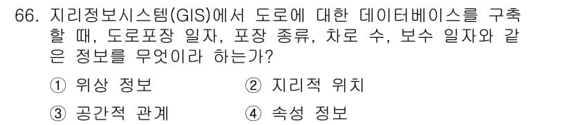 측량및지형공간정보기사 2022년 66번 - 정답과 핵심 포인트를 검수 중인 기출문제