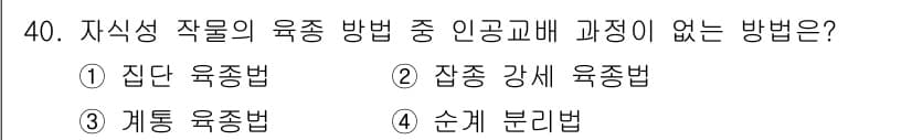 종자기사 2022년 40번 - 정답과 핵심 포인트를 검수 중인 기출문제