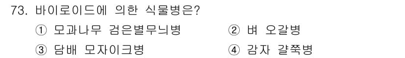 종자기사 2022년 73번 - 정답과 핵심 포인트를 검수 중인 기출문제