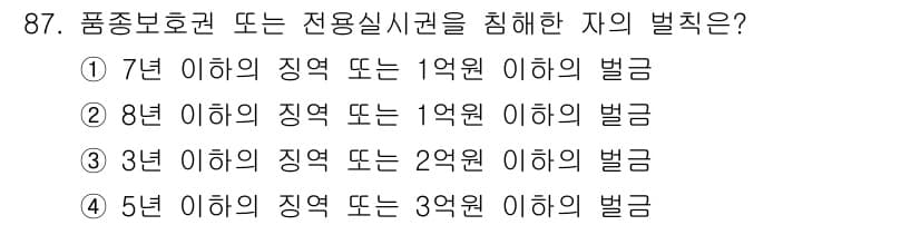 종자기사 2022년 87번 - 정답과 핵심 포인트를 검수 중인 기출문제