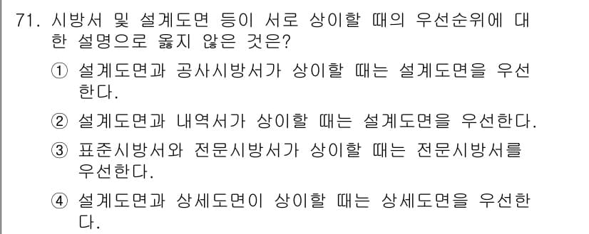 건설안전기사 2022년 71번 - 정답과 핵심 포인트를 검수 중인 기출문제