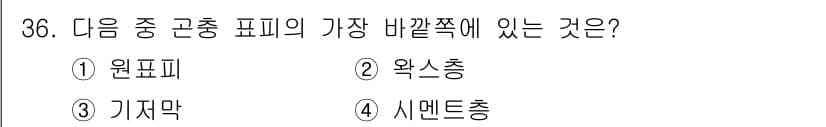 식물보호기사 2022년 36번 - 정답과 핵심 포인트를 검수 중인 기출문제