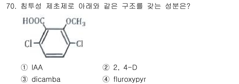 식물보호기사 2022년 70번 - 정답과 핵심 포인트를 검수 중인 기출문제