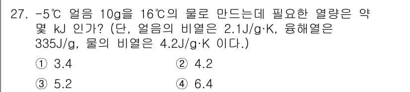 가스기사 2022년 27번 - 정답과 핵심 포인트를 검수 중인 기출문제