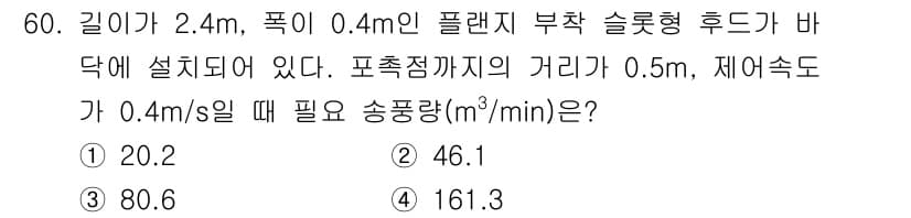 산업위생관리기사 2022년 62번 - 정답과 핵심 포인트를 검수 중인 기출문제