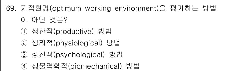 산업위생관리기사 2022년 71번 - 정답과 핵심 포인트를 검수 중인 기출문제