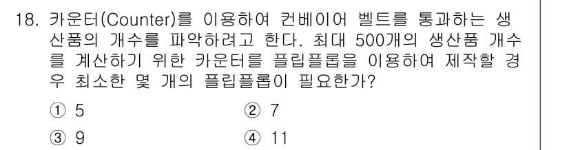 정보통신기사(구) 2017년 18번 - 정답과 핵심 포인트를 검수 중인 기출문제
