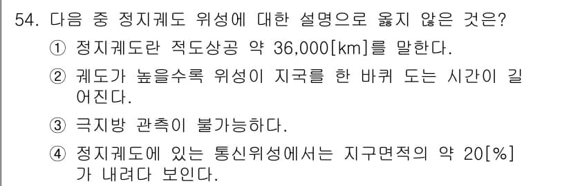 정보통신기사(구) 2017년 54번 - 정답과 핵심 포인트를 검수 중인 기출문제