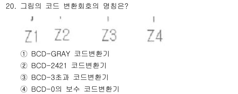 정보통신기사 2019년 20번 - 정답과 핵심 포인트를 검수 중인 기출문제