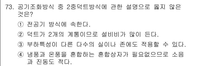 실내건축기사 2022년 73번 - 정답과 핵심 포인트를 검수 중인 기출문제