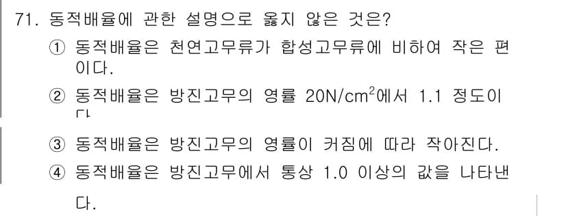 소음진동기사 2019년 72번 - 정답과 핵심 포인트를 검수 중인 기출문제