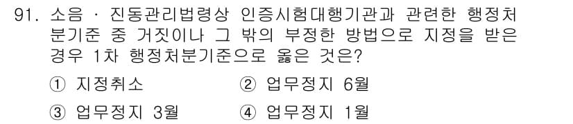 소음진동기사 2021년 91번 - 정답과 핵심 포인트를 검수 중인 기출문제