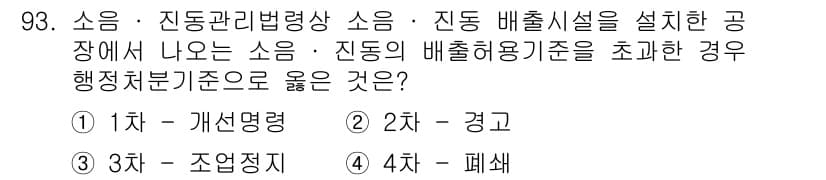 소음진동기사 2021년 93번 - 정답과 핵심 포인트를 검수 중인 기출문제
