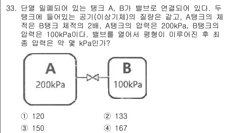 에너지관리기사 2022년 33번 - 정답과 핵심 포인트를 검수 중인 기출문제
