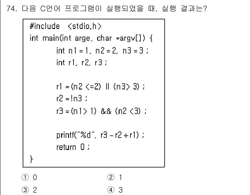 정보처리기사(구) 2022년 74번 - 정답과 핵심 포인트를 검수 중인 기출문제