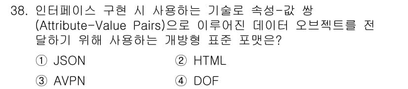 정보처리기사 2022년 38번 - 정답과 핵심 포인트를 검수 중인 기출문제