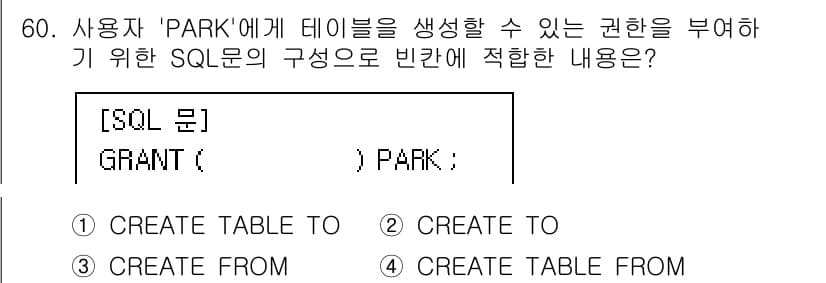 정보처리기사 2022년 60번 - 정답과 핵심 포인트를 검수 중인 기출문제