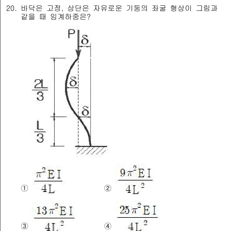토목기사 2022년 20번 - 정답과 핵심 포인트를 검수 중인 기출문제