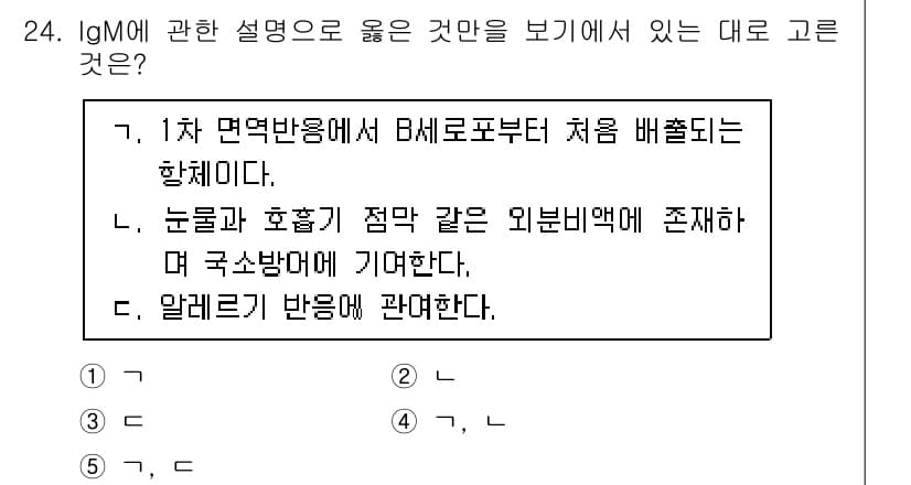 변리사_1차(3교시) 2022년 24번 - 정답과 핵심 포인트를 검수 중인 기출문제