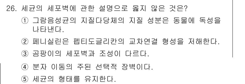 변리사_1차(3교시) 2022년 26번 - 정답과 핵심 포인트를 검수 중인 기출문제