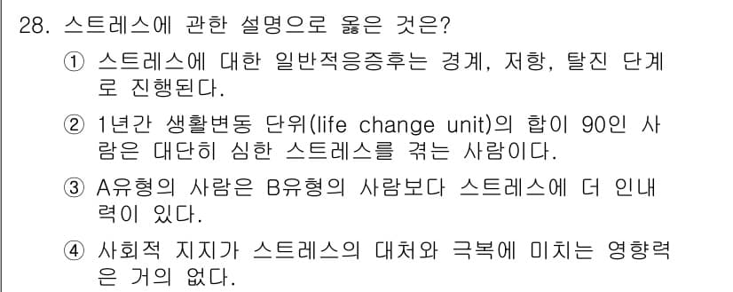 직업상담사_2급 2022년 28번 - 정답과 핵심 포인트를 검수 중인 기출문제