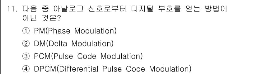 무선설비기사 2021년 11번 - 정답과 핵심 포인트를 검수 중인 기출문제