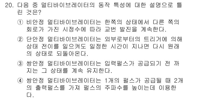 무선설비기사 2021년 20번 - 정답과 핵심 포인트를 검수 중인 기출문제