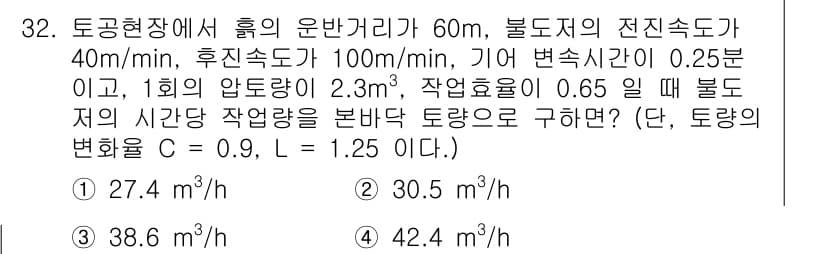 건설재료시험기사 2022년 32번 - 정답과 핵심 포인트를 검수 중인 기출문제