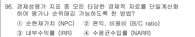 방재기사 2019년 97번 - 정답과 핵심 포인트를 검수 중인 기출문제